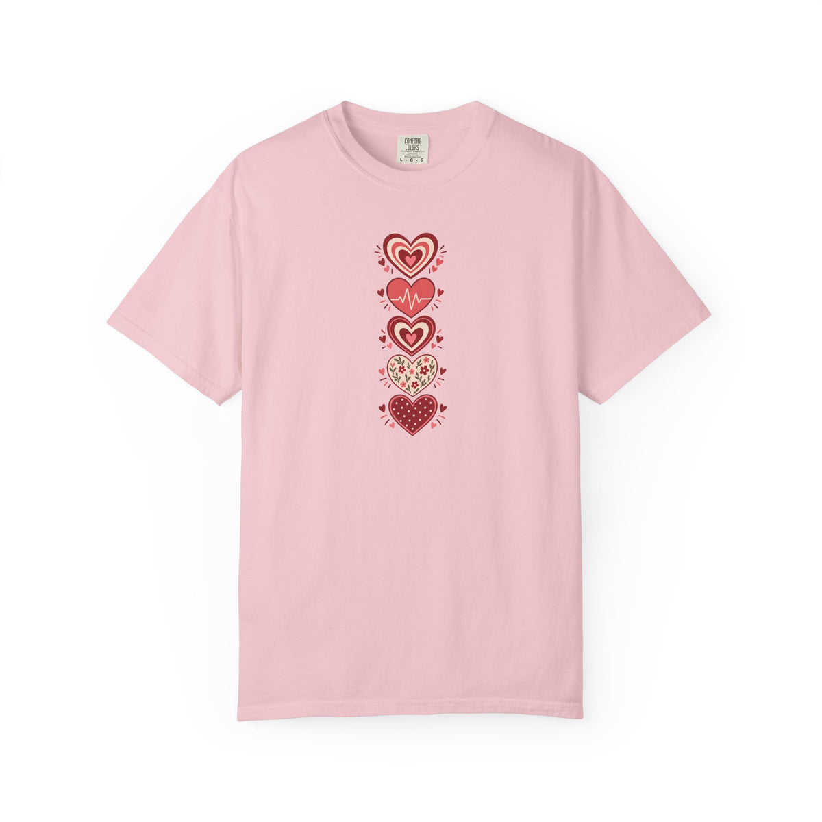 Hearts Women's Garment-Dyed T-Shirt | Relaxed Unisex Cotton Tee