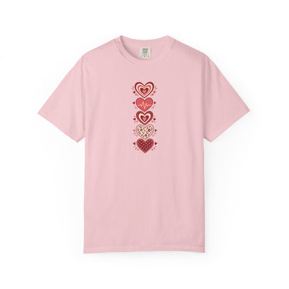 Hearts Women's Garment-Dyed T-Shirt | Relaxed Unisex Cotton Tee
