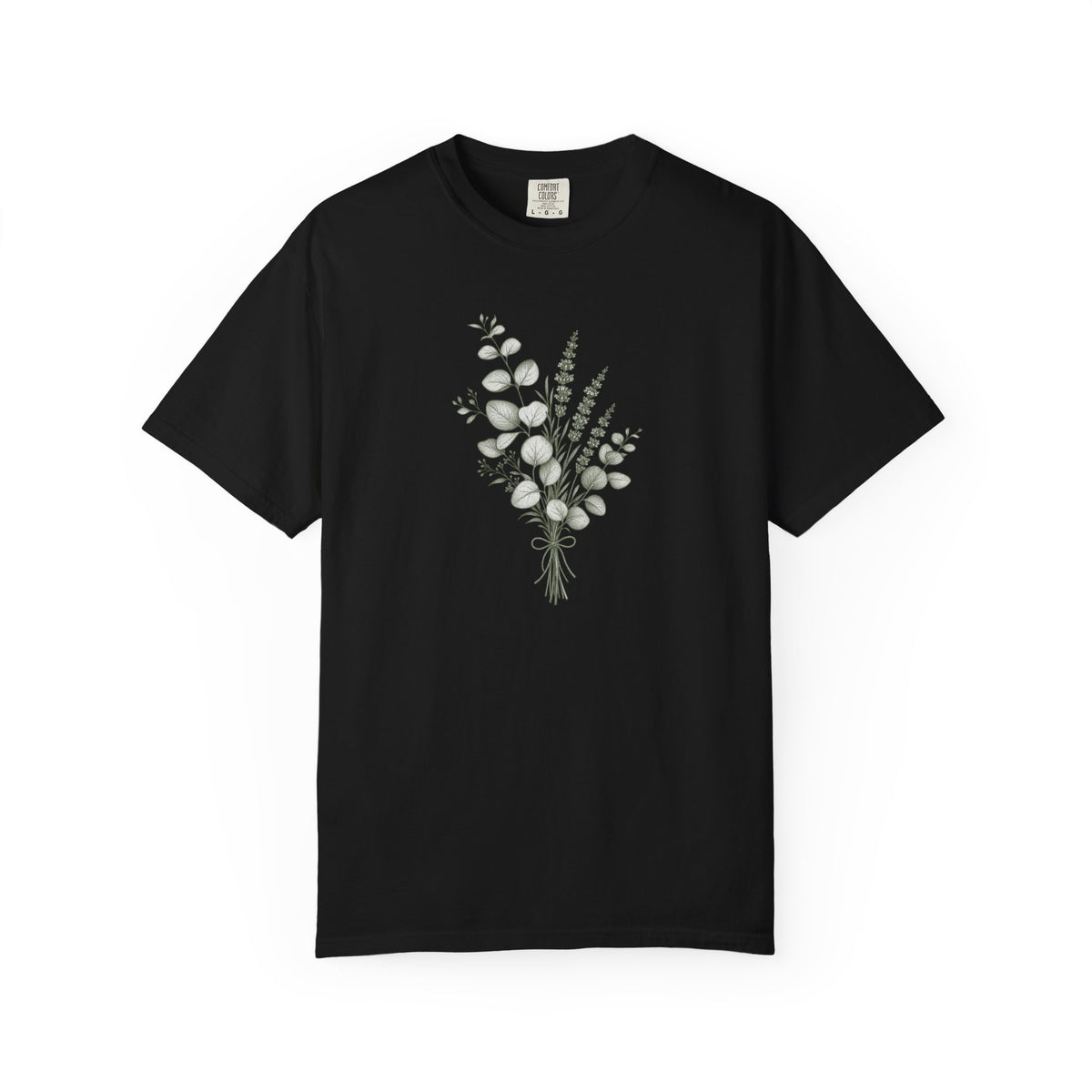 Botanical Bouquet Women's Garment-Dyed T-Shirt | Relaxed Unisex Cotton Tee