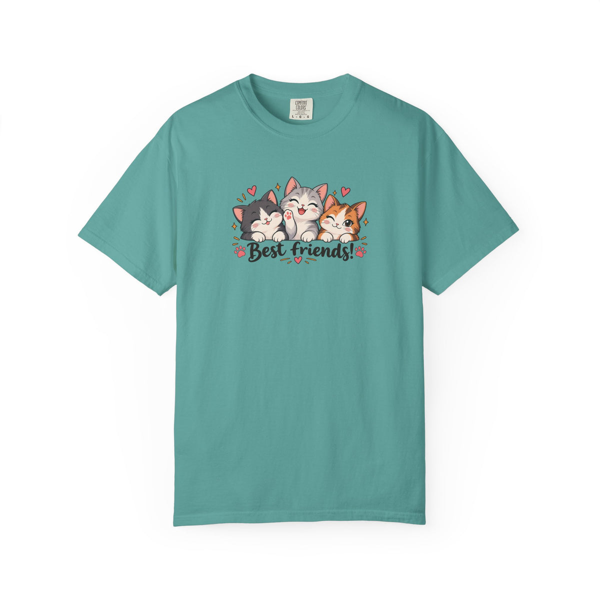 Best Friends Women's Garment-Dyed T-Shirt | Relaxed Unisex Cotton Tee