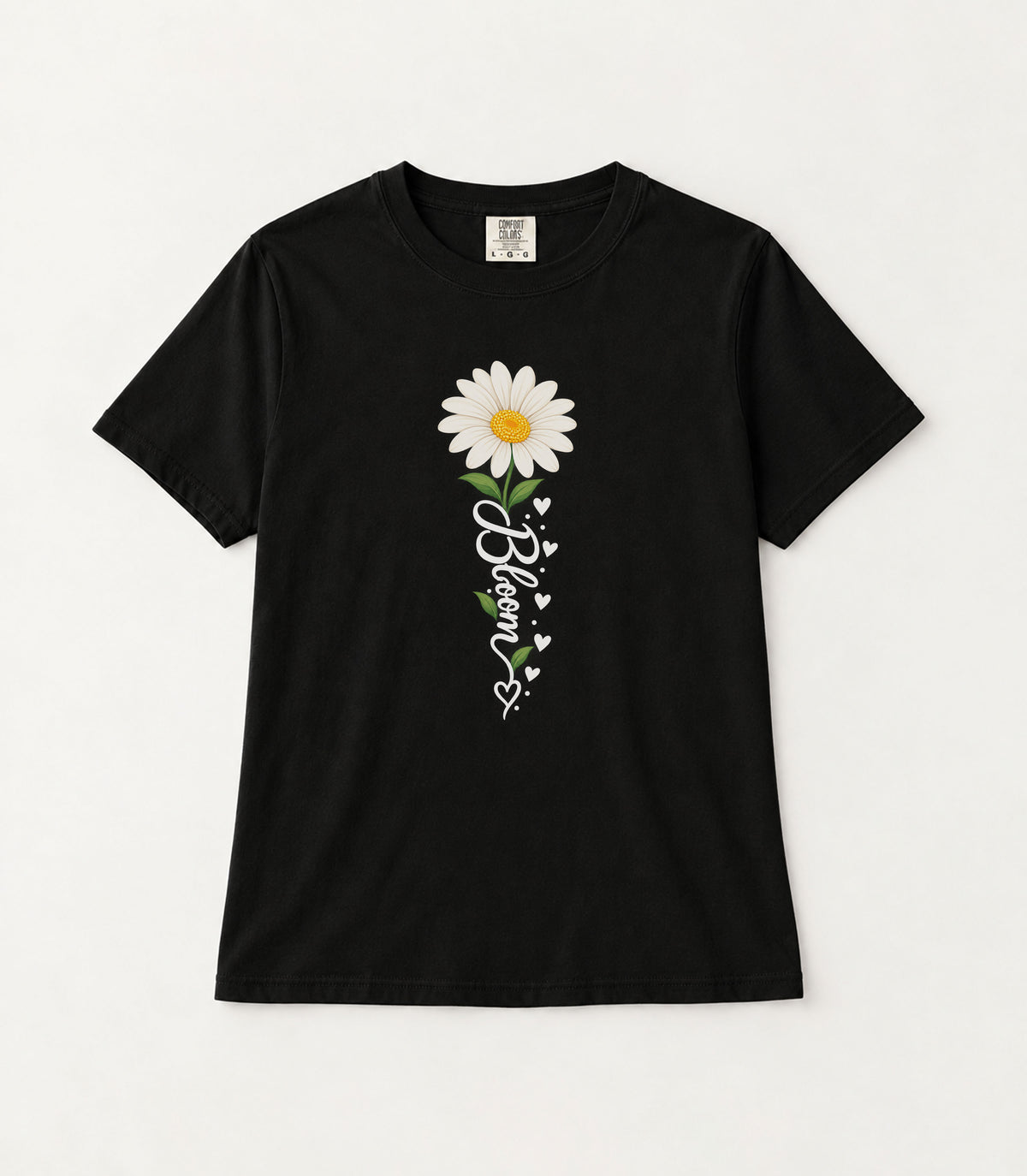 Bloom Daisy Women's Garment-Dyed T-Shirt | Relaxed Unisex Cotton Tee