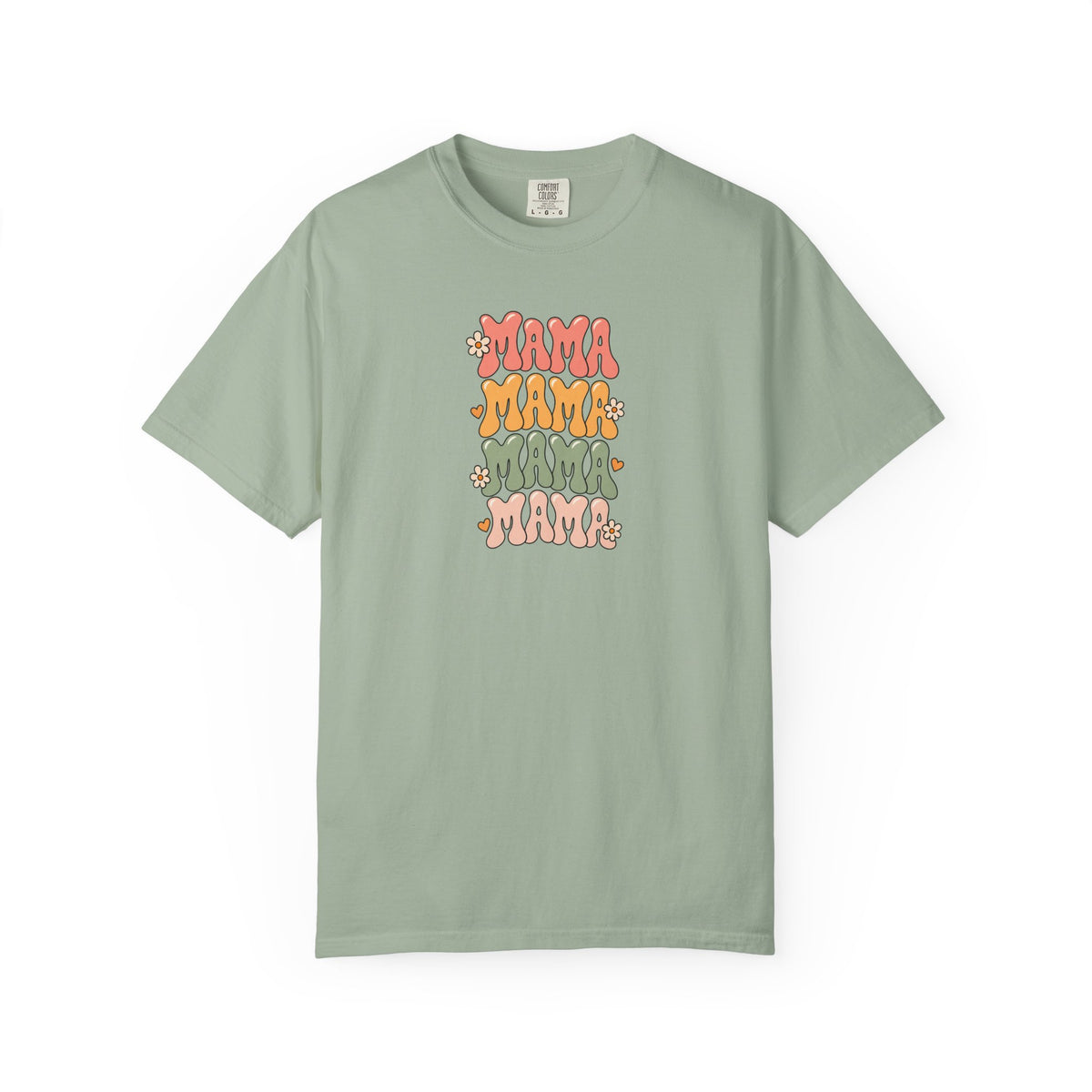 Retro Mama Repeat Women's Garment-Dyed T-Shirt | Relaxed Unisex Cotton Tee