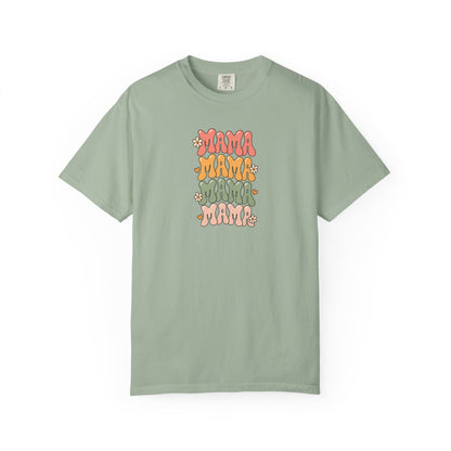 Retro Mama Repeat Women's Garment-Dyed T-Shirt | Relaxed Unisex Cotton Tee