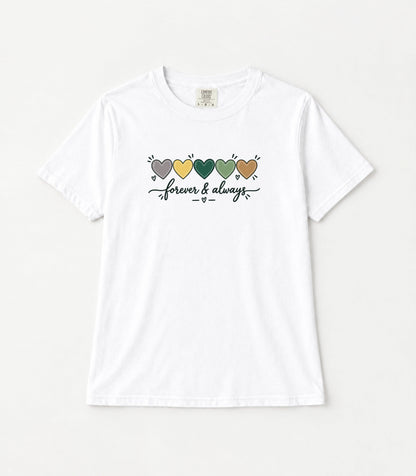Forever & Always Women's Garment-Dyed T-Shirt | Relaxed Unisex Cotton Tee