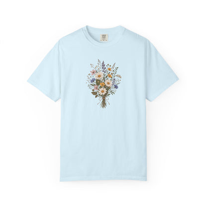 Wildflowers Women's Garment-Dyed T-Shirt | Relaxed Unisex Cotton Tee