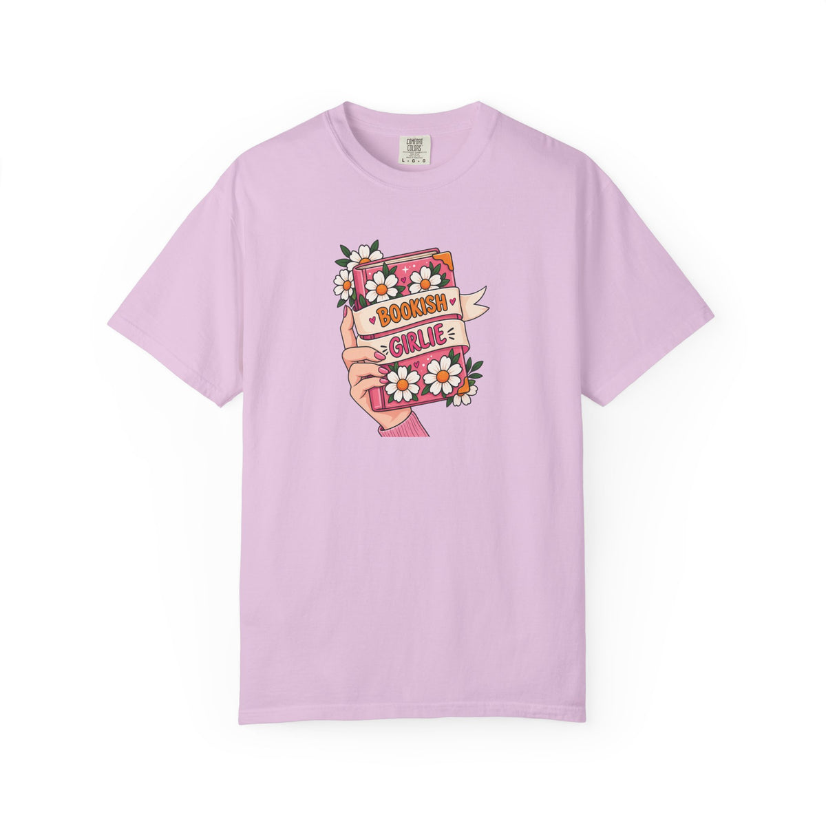 Bookish Girlie Women's Garment-Dyed T-Shirt | Relaxed Unisex Cotton Tee