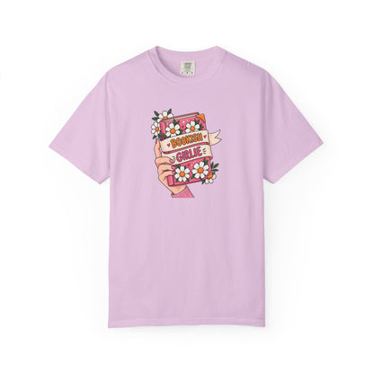 Bookish Girlie Women's Garment-Dyed T-Shirt | Relaxed Unisex Cotton Tee