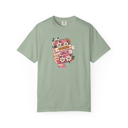 Bookish Girlie Women's Garment-Dyed T-Shirt | Relaxed Unisex Cotton Tee