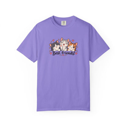 Best Friends Women's Garment-Dyed T-Shirt | Relaxed Unisex Cotton Tee