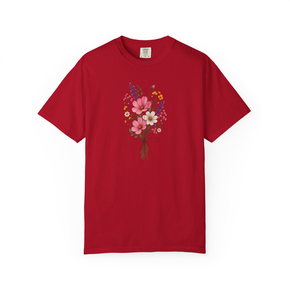 Bouquet Women's Garment-Dyed T-Shirt | Relaxed Unisex Cotton Tee
