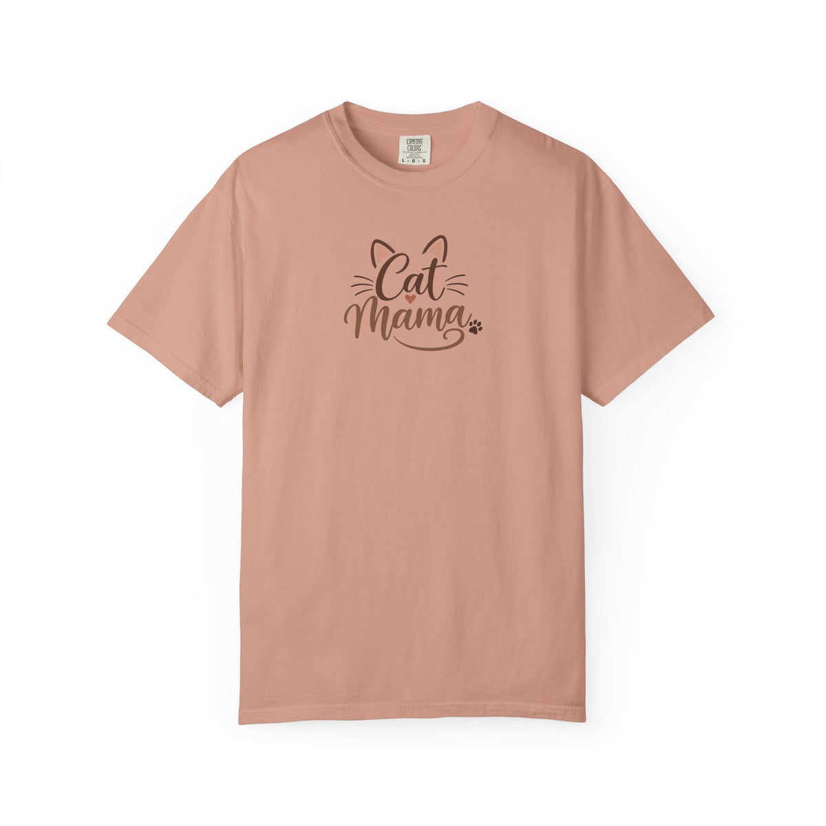 Cat Mama Women's Garment-Dyed T-Shirt | Relaxed Unisex Cotton Tee