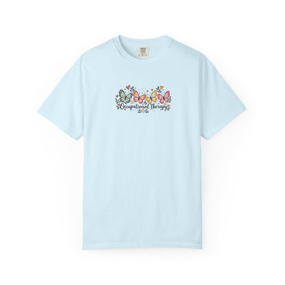 Four Butterflies Women's Garment-Dyed T-Shirt | Relaxed Unisex Cotton Tee