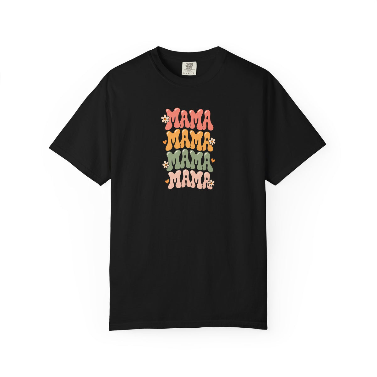 Retro Mama Repeat Women's Garment-Dyed T-Shirt | Relaxed Unisex Cotton Tee