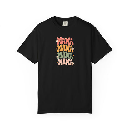 Retro Mama Repeat Women's Garment-Dyed T-Shirt | Relaxed Unisex Cotton Tee