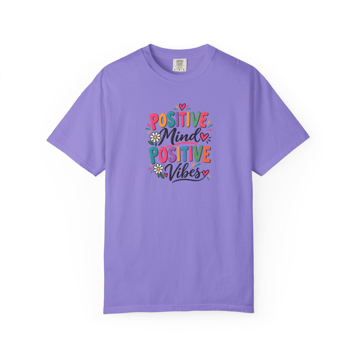 Positive Women's Garment-Dyed T-Shirt | Relaxed Unisex Cotton Tee