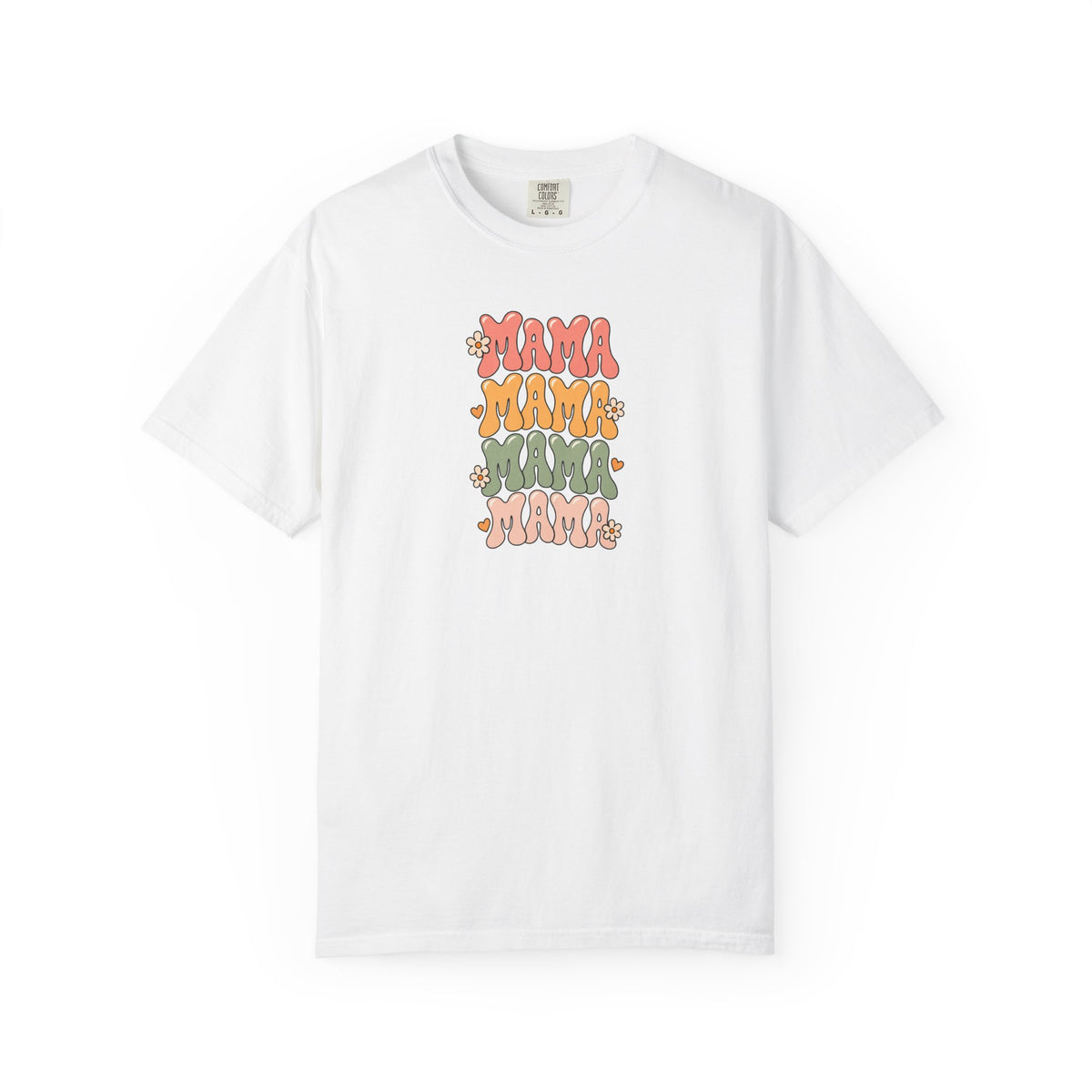 Retro Mama Repeat Women's Garment-Dyed T-Shirt | Relaxed Unisex Cotton Tee