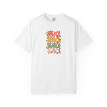 Retro Mama Repeat Women's Garment-Dyed T-Shirt | Relaxed Unisex Cotton Tee