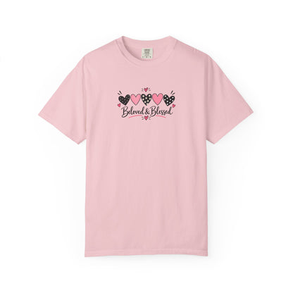 Beloved & Blessed Women's Garment-Dyed T-Shirt | Relaxed Unisex Cotton Tee