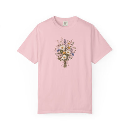 Wildflowers Women's Garment-Dyed T-Shirt | Relaxed Unisex Cotton Tee