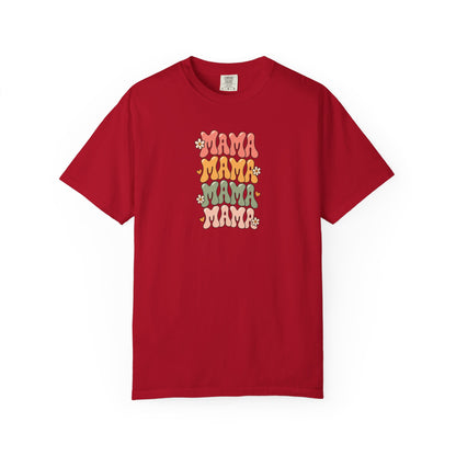 Retro Mama Repeat Women's Garment-Dyed T-Shirt | Relaxed Unisex Cotton Tee