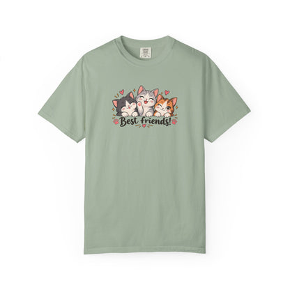 Best Friends Women's Garment-Dyed T-Shirt | Relaxed Unisex Cotton Tee
