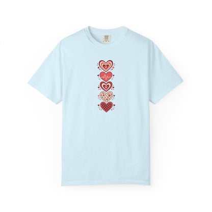 Hearts Women's Garment-Dyed T-Shirt | Relaxed Unisex Cotton Tee