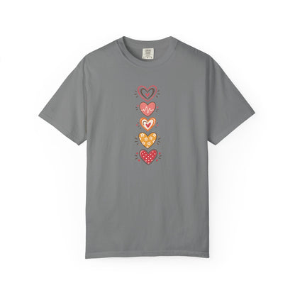Heart Women's Garment-Dyed T-Shirt | Relaxed Unisex Cotton Tee