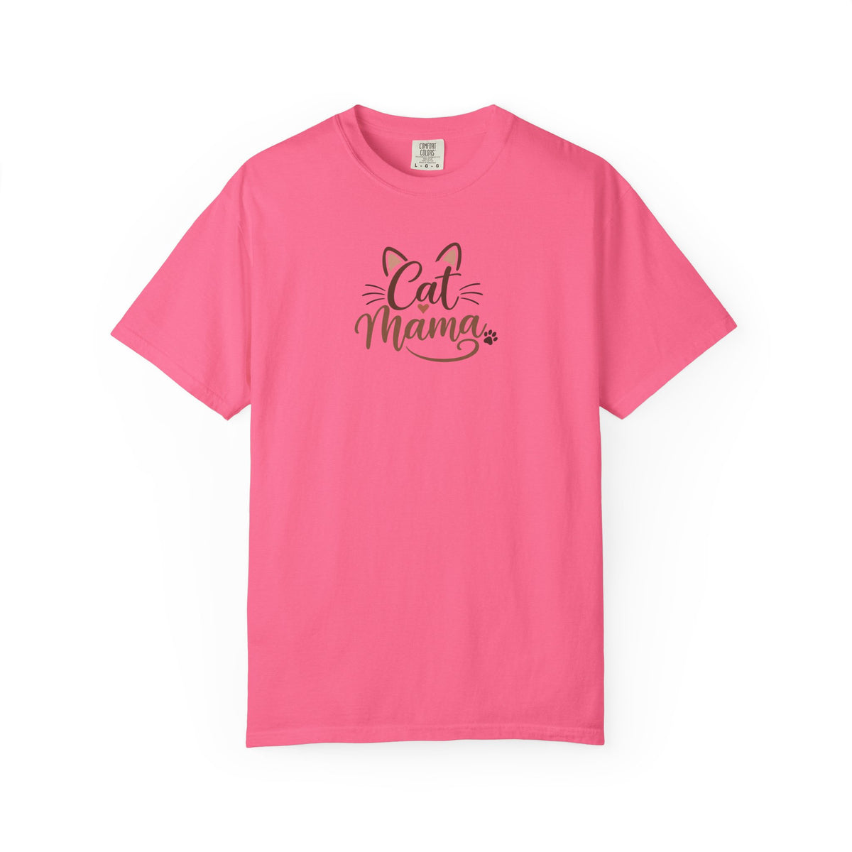 Cat Mama Women's Garment-Dyed T-Shirt | Relaxed Unisex Cotton Tee