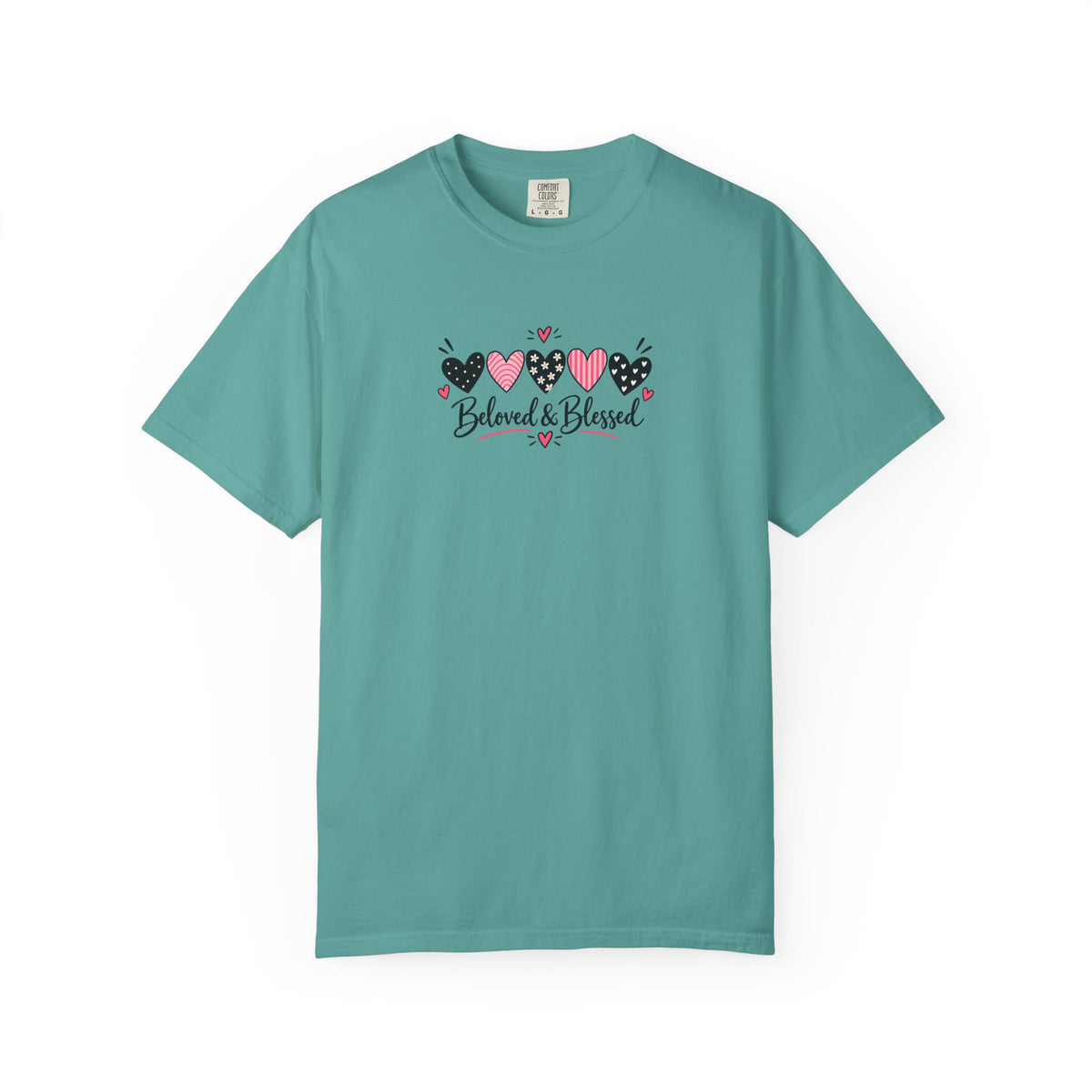 Beloved & Blessed Women's Garment-Dyed T-Shirt | Relaxed Unisex Cotton Tee