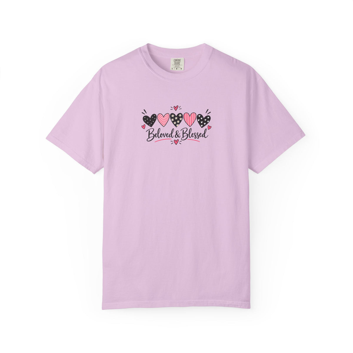 Beloved & Blessed Women's Garment-Dyed T-Shirt | Relaxed Unisex Cotton Tee