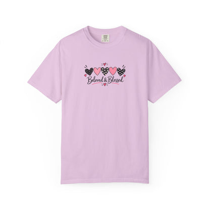 Beloved & Blessed Women's Garment-Dyed T-Shirt | Relaxed Unisex Cotton Tee