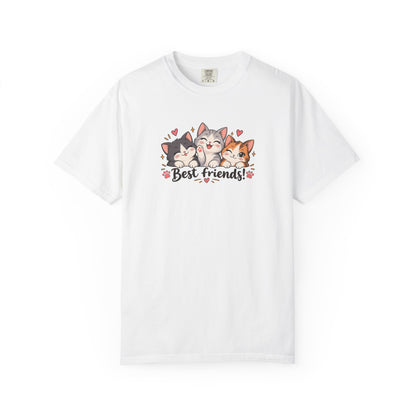 Best Friends Women's Garment-Dyed T-Shirt | Relaxed Unisex Cotton Tee