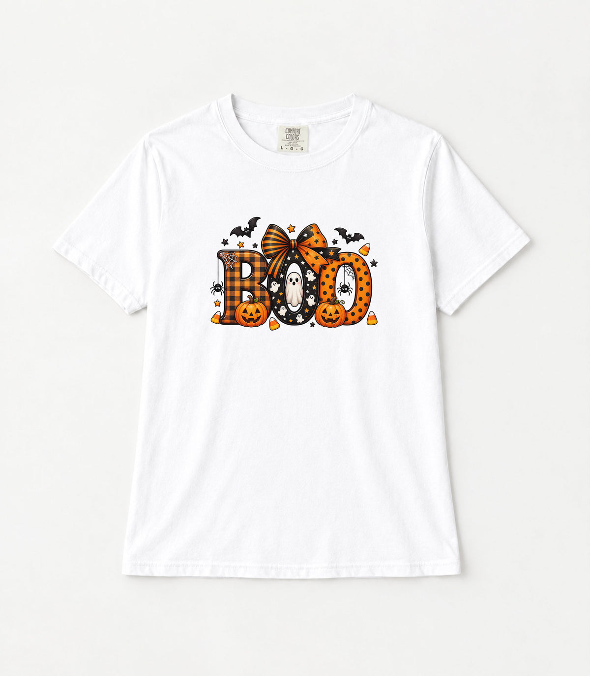 Halloween Boo Women's Garment-Dyed T-Shirt | Relaxed Unisex Cotton Tee
