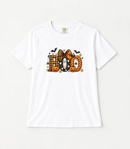 Halloween Boo Women's Garment-Dyed T-Shirt | Relaxed Unisex Cotton Tee