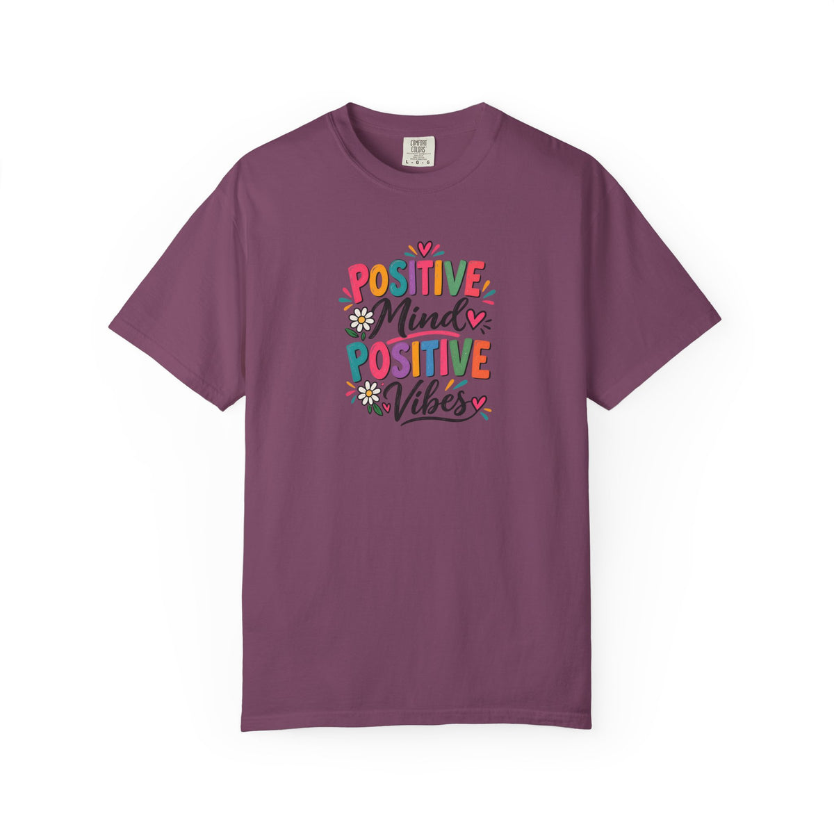 Positive Women's Garment-Dyed T-Shirt | Relaxed Unisex Cotton Tee