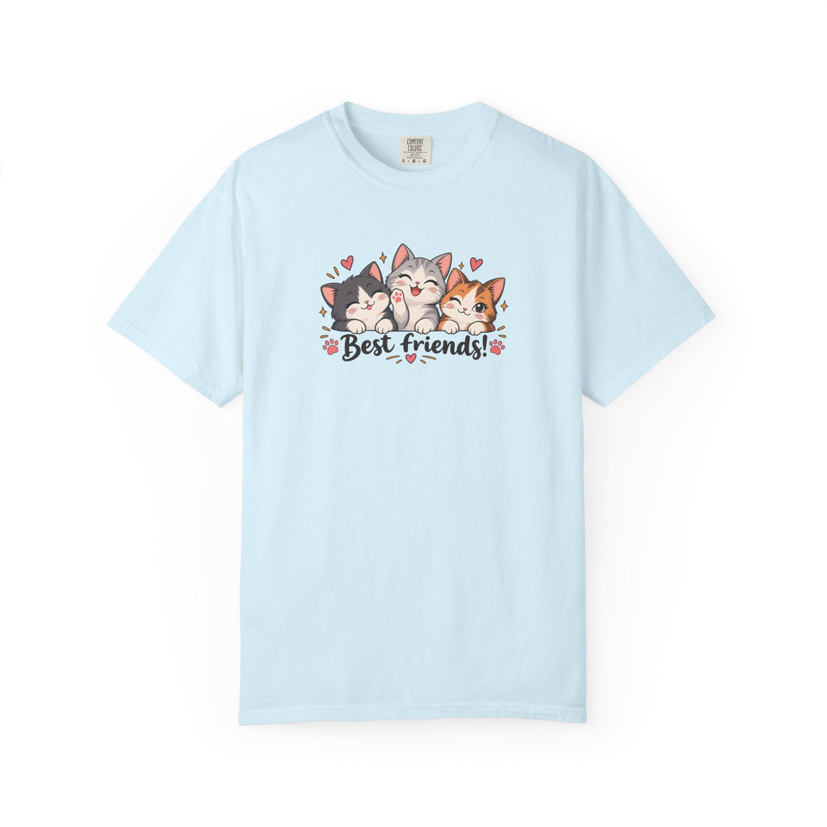 Best Friends Women's Garment-Dyed T-Shirt | Relaxed Unisex Cotton Tee