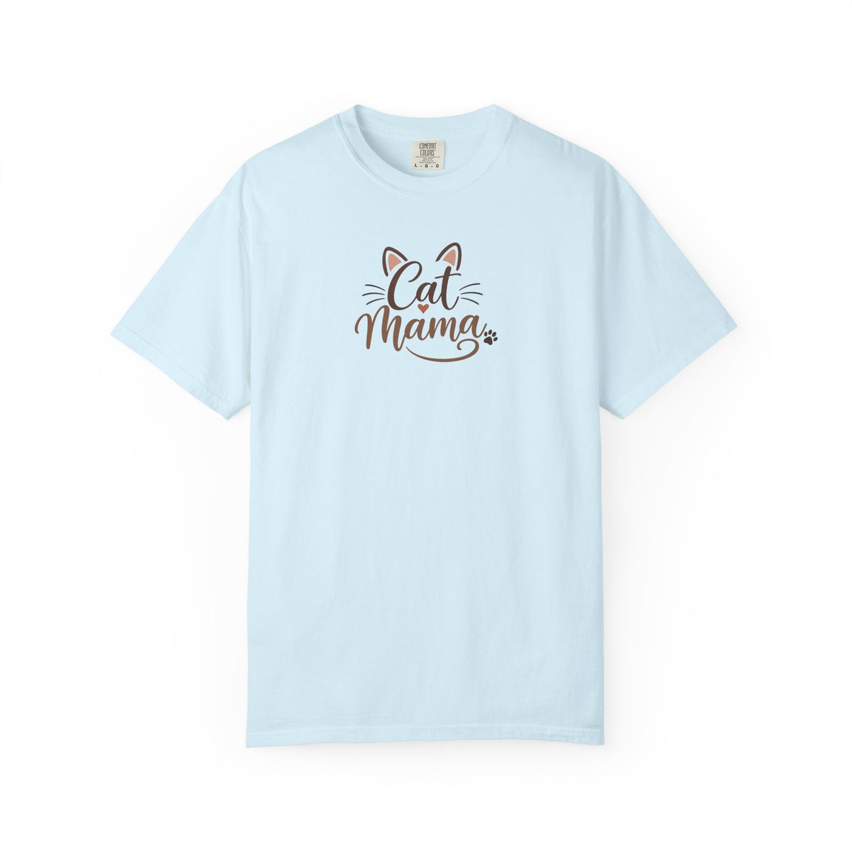 Cat Mama Women's Garment-Dyed T-Shirt | Relaxed Unisex Cotton Tee