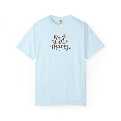 Cat Mama Women's Garment-Dyed T-Shirt | Relaxed Unisex Cotton Tee