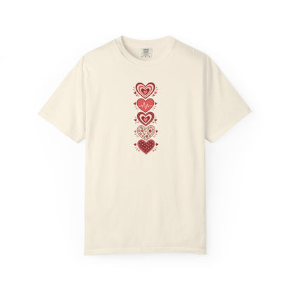 Hearts Women's Garment-Dyed T-Shirt | Relaxed Unisex Cotton Tee