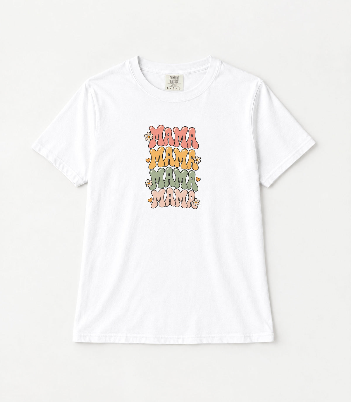 Retro Mama Repeat Women's Garment-Dyed T-Shirt | Relaxed Unisex Cotton Tee