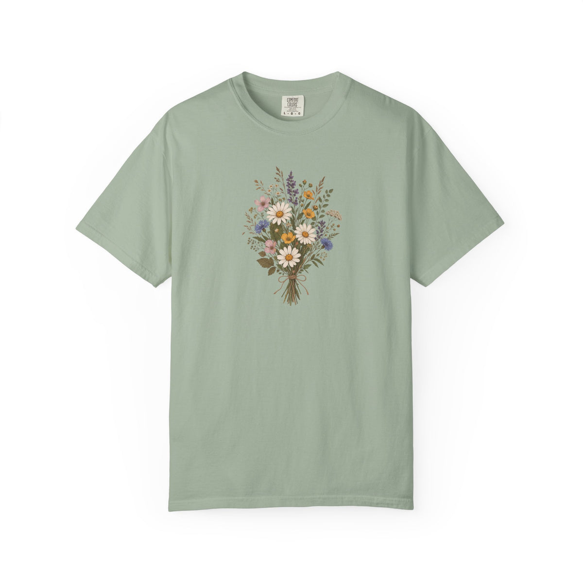 Wildflowers Women's Garment-Dyed T-Shirt | Relaxed Unisex Cotton Tee