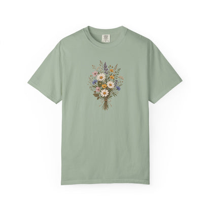 Wildflowers Women's Garment-Dyed T-Shirt | Relaxed Unisex Cotton Tee