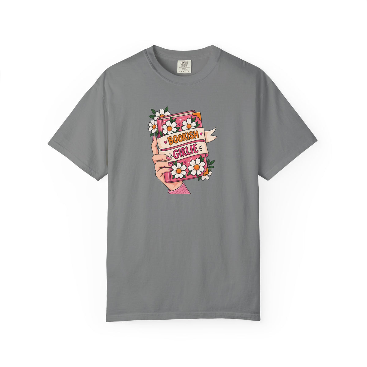 Bookish Girlie Women's Garment-Dyed T-Shirt | Relaxed Unisex Cotton Tee