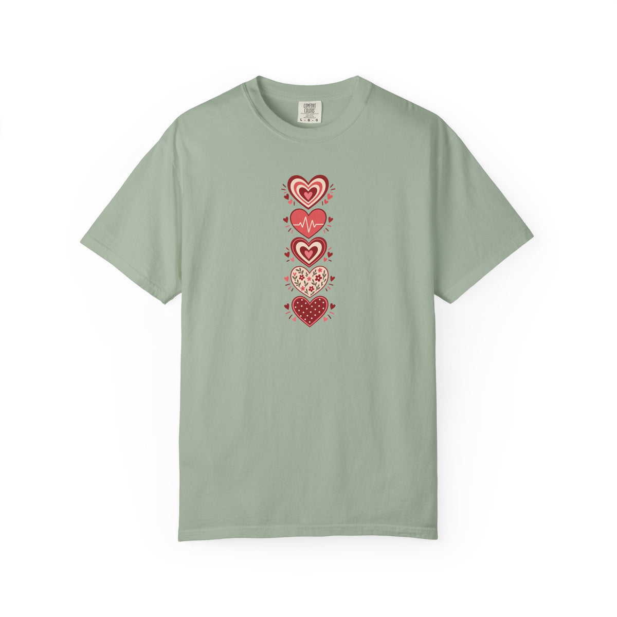 Hearts Women's Garment-Dyed T-Shirt | Relaxed Unisex Cotton Tee