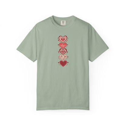 Hearts Women's Garment-Dyed T-Shirt | Relaxed Unisex Cotton Tee