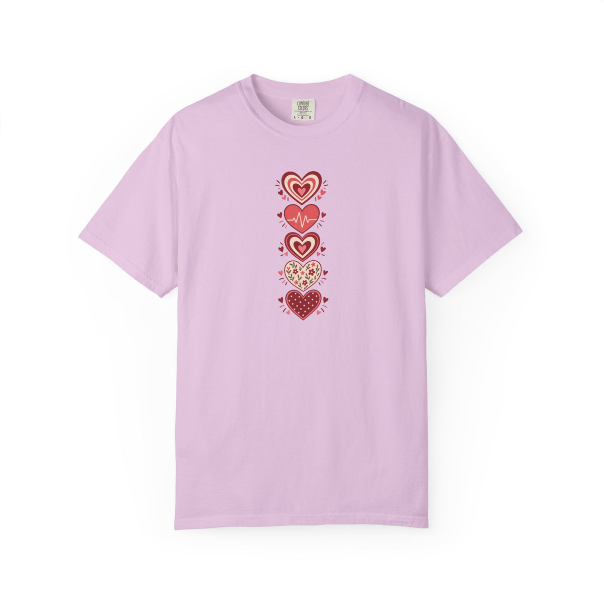 Hearts Women's Garment-Dyed T-Shirt | Relaxed Unisex Cotton Tee