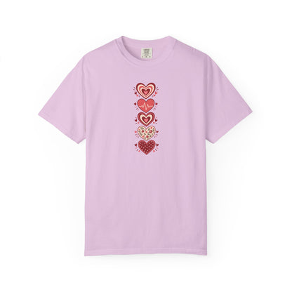 Hearts Women's Garment-Dyed T-Shirt | Relaxed Unisex Cotton Tee