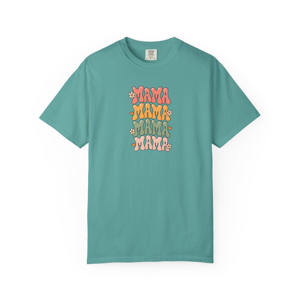 Retro Mama Repeat Women's Garment-Dyed T-Shirt | Relaxed Unisex Cotton Tee