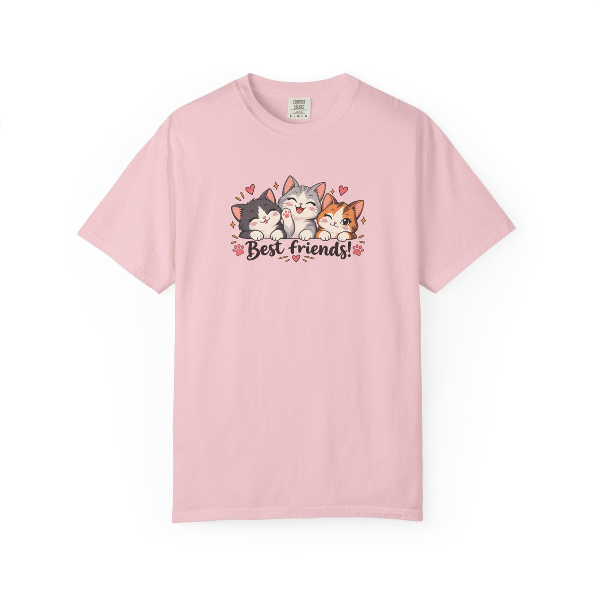 Best Friends Women's Garment-Dyed T-Shirt | Relaxed Unisex Cotton Tee