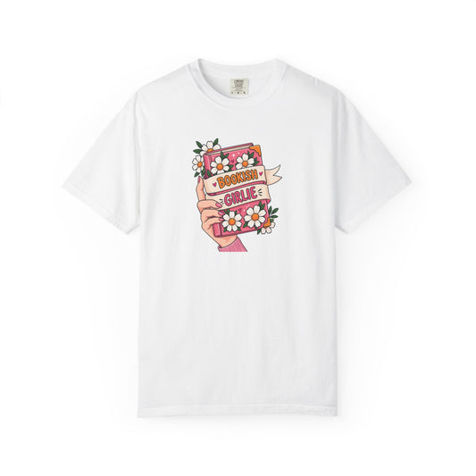 Bookish Girlie Women's Garment-Dyed T-Shirt | Relaxed Unisex Cotton Tee